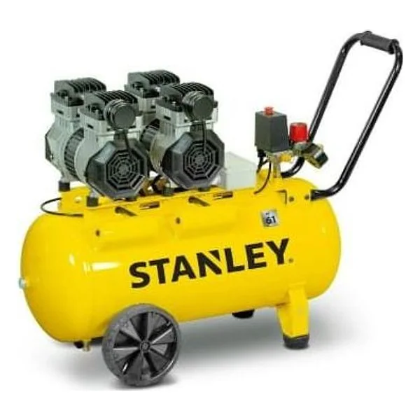 NUAIR COMPRESSORE PORTATILE SILENZIOSO 6Lt DST 100/8/6 STANLEY – cod. NUIB2DC4G4STN708_