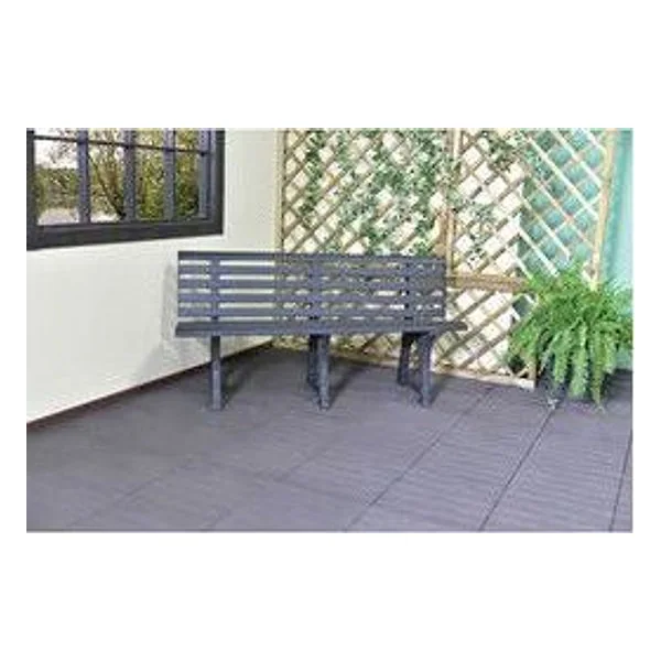 Panchina in Plastica Isotta Antracite – cod. CPD95543