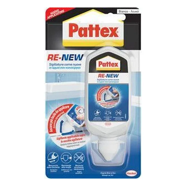 Pattex Bagno Re-New Bianco 80 ml – cod. CPD94787