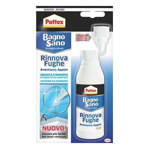 Pattex Bagno Sano Rinnova Fughe Bianco 125 ml – cod. CPD8979