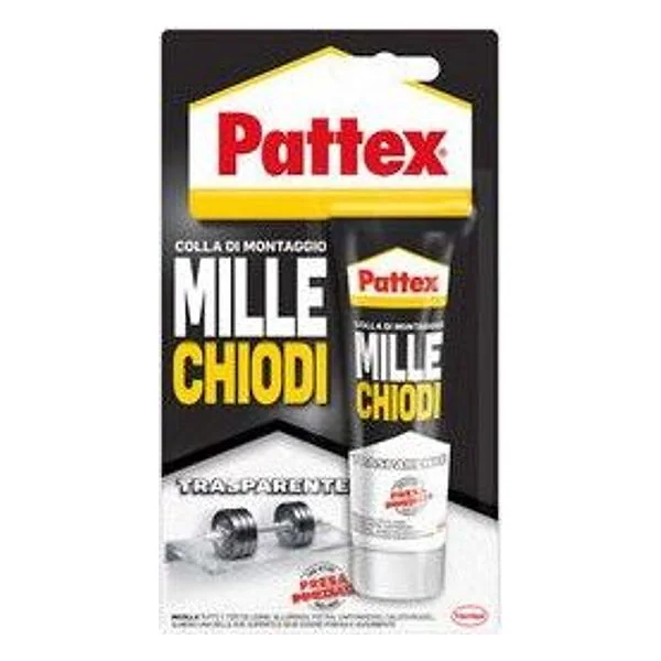 Pattex Millechiodi Forte Presa Trasparente 40 G BL – cod. CPD92060