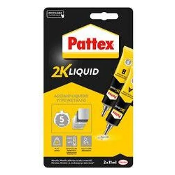 Pattex Power Epoxy Acciaio Liquido Tubo 2X11 G – cod. CPD4026