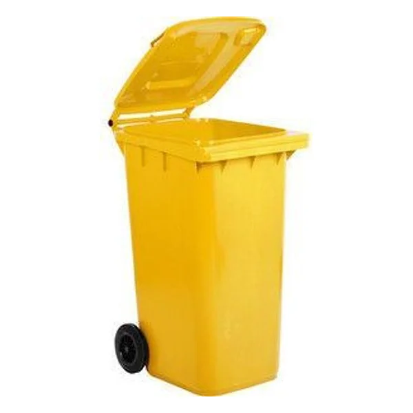 Pattumiera 240 L con Ruote Giallo MP – cod. CPD501091
