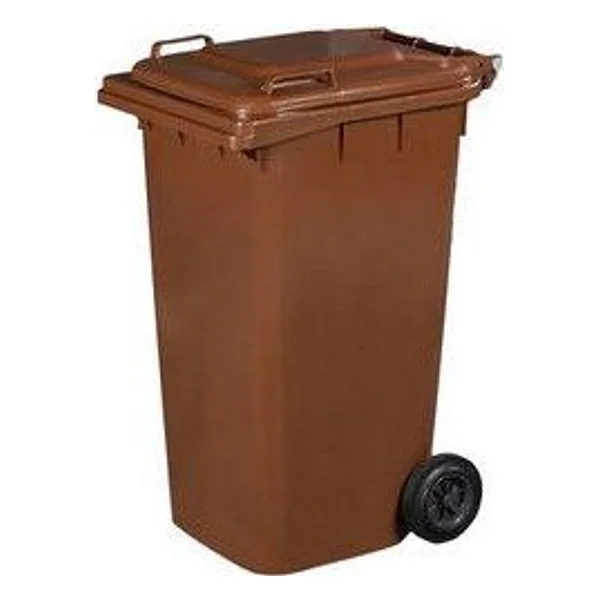 Pattumiera 240 L con Ruote Marrone MP – cod. CPD12887