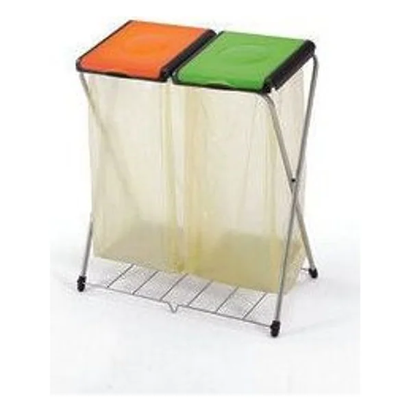 Pattumiera Gimi Duo con Griglia e Due Coperchi – cod. CPD10175