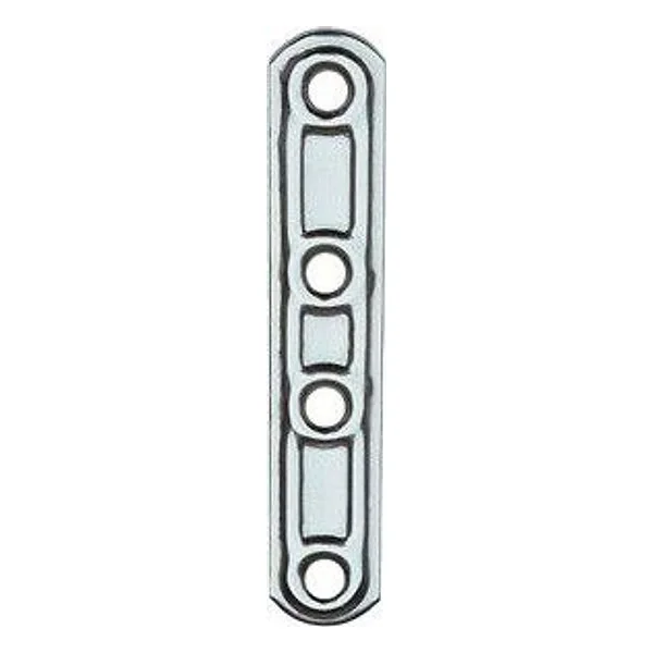 Piastra 163IN Lastrina Diritta Inox 4 Fori 15X99MM – cod. CPD11517