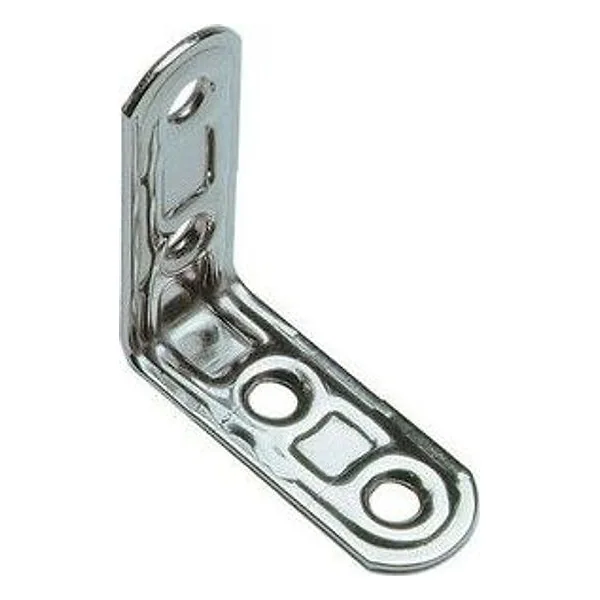 Piastra 164IN Lastrina Angolare Inox 4 Fori 30X30MM – cod. CPD11523