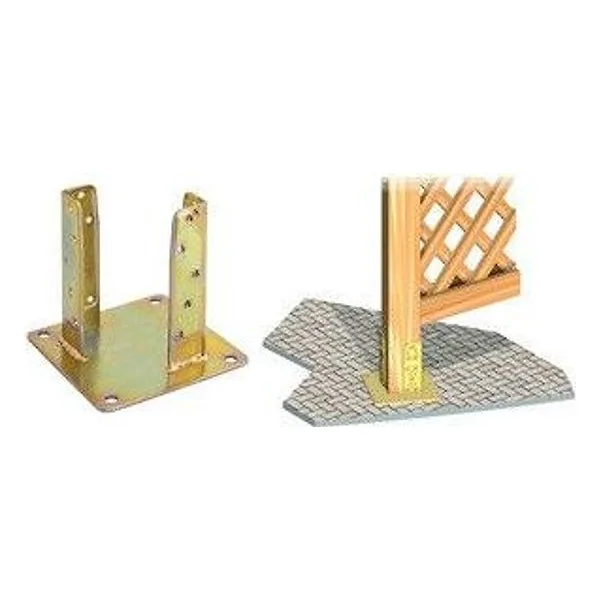 Piastra 800 Supporto Pilastro Acciaio Trop 72X 72MM – cod. CPD44006