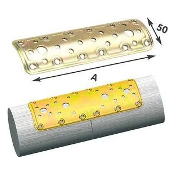 Piastra 900 Diritta per Tondo Acciaio Trop 50X160 mm – cod. CPD16619