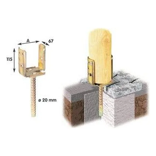 Piastra 938 Ancoraggio con Zanca Acciaio Trop D 70/150 – cod. CPD16691