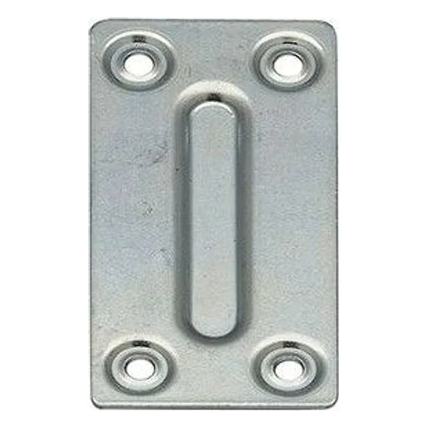 Piastrina Rettangolare 4 Fori Zincata 70X1X35 mm – cod. CPD16700