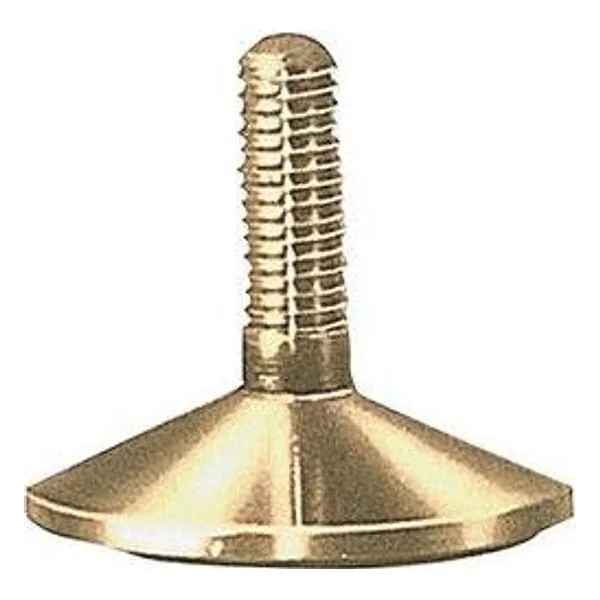 Piedino Fisso Ottone MA10 x D 40 mm – cod. CPD4076