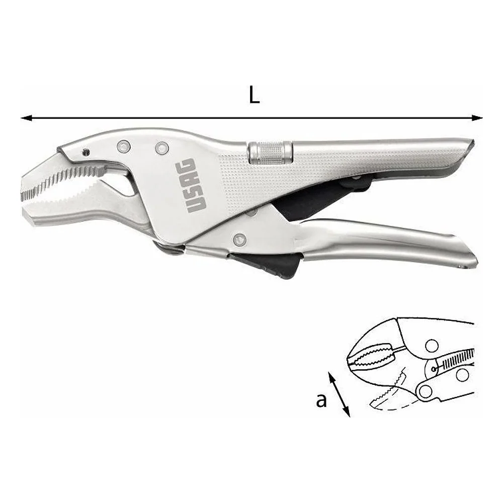 Pinza Regolabile Autobloccante 134 a Usag – cod. U01340100