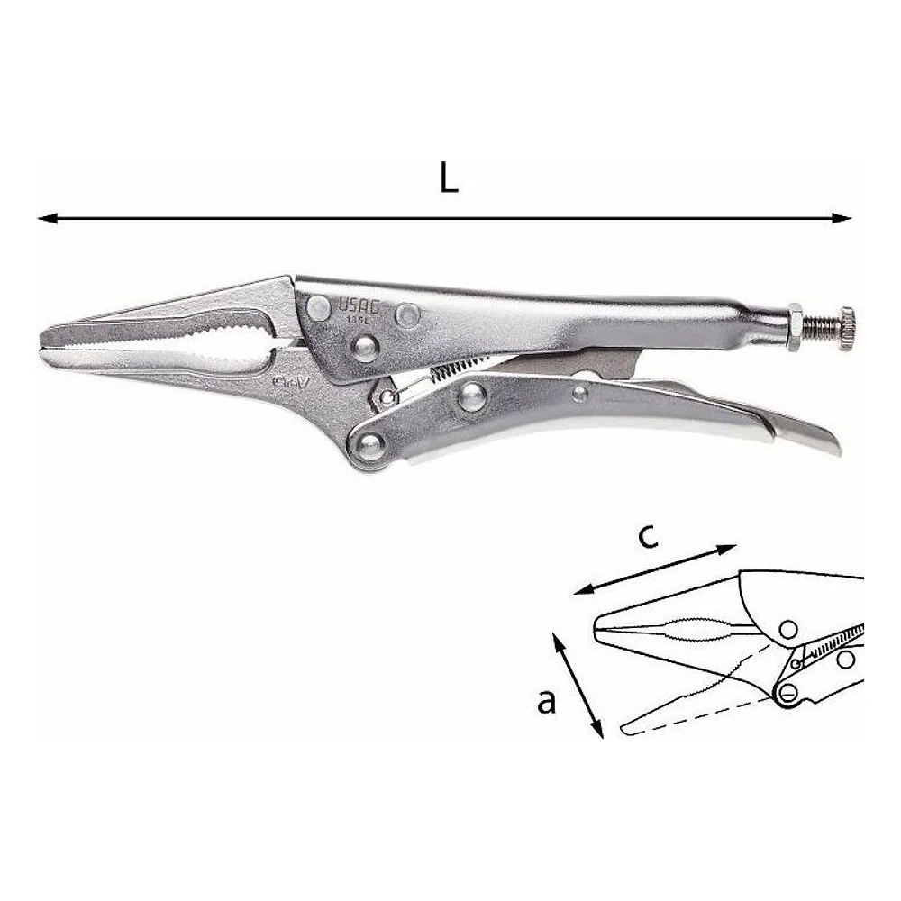 Pinza Regolabile Autobloccante 135 L Usag – cod. U01350401