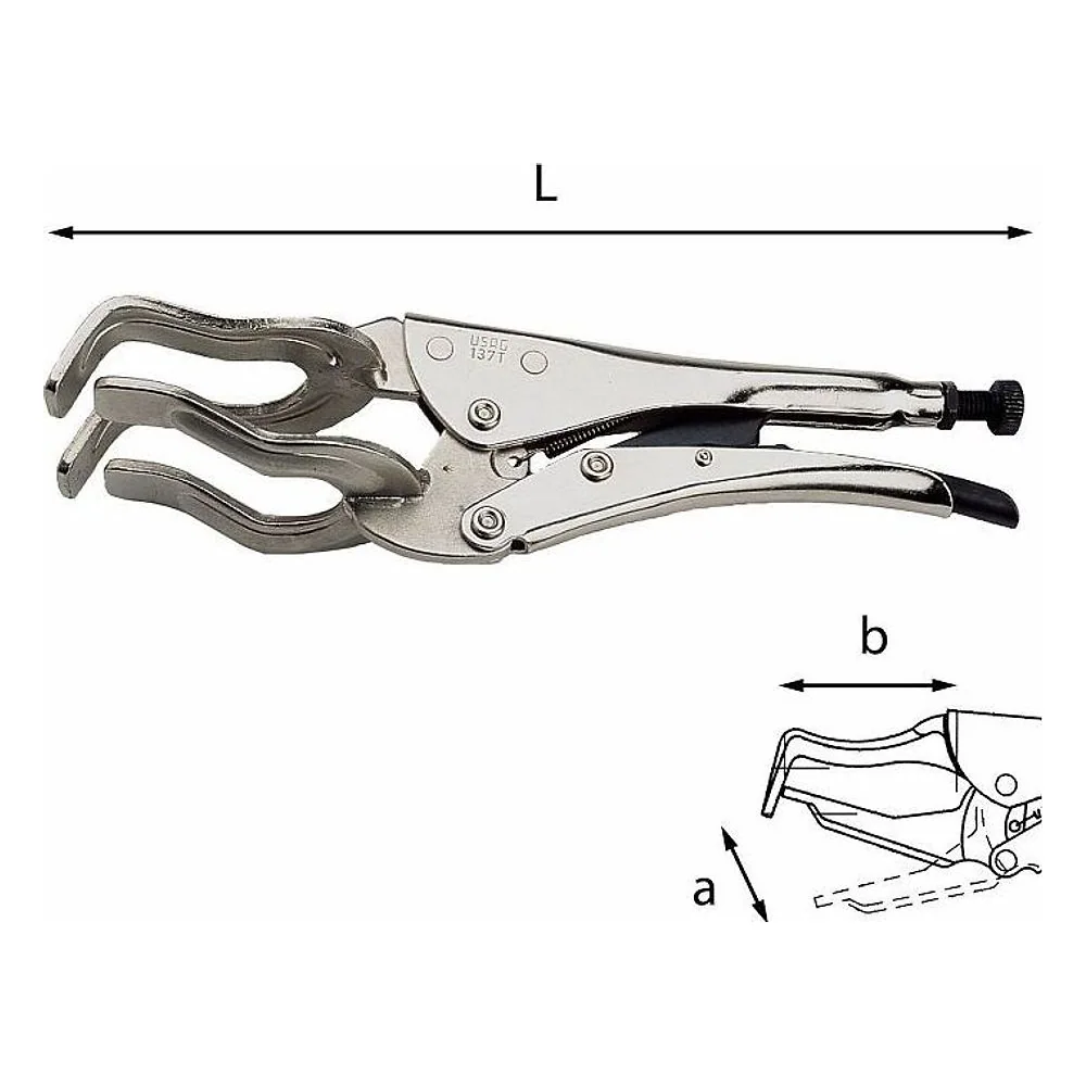 Pinza Regolabile Autobloccante 137 T Usag – cod. U01370101