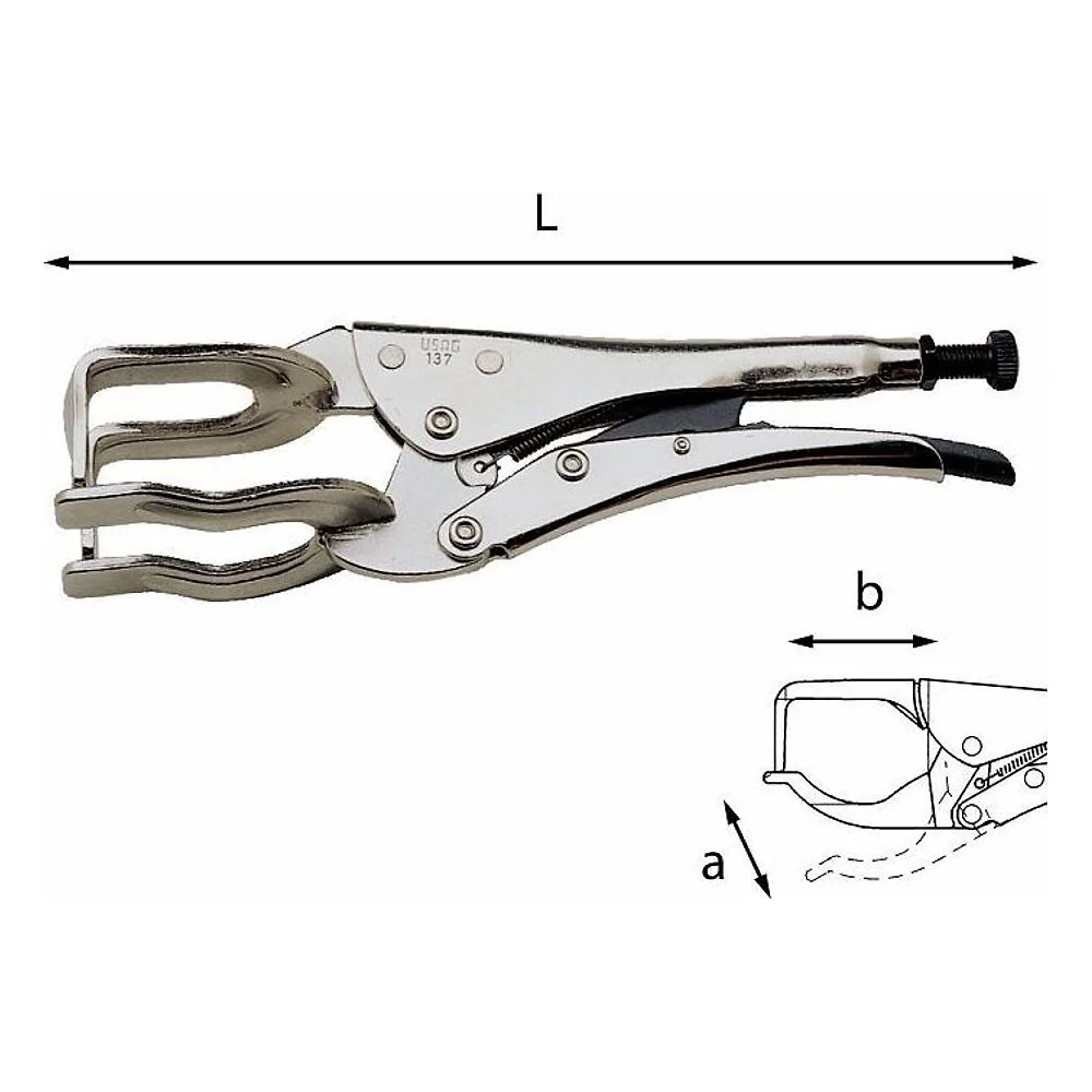 Pinza Regolabile Autobloccante 137 Usag – cod. U01370001