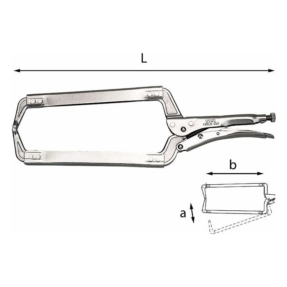 Pinza Regolabile Autobloccante 139 LN Usag – cod. U01390003