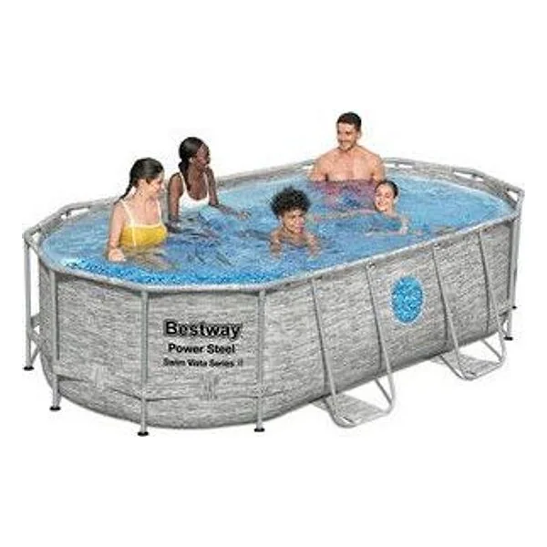 Piscina Power Steel con Telaio e Pompa 427X250X100 56714 – cod. CPD96299