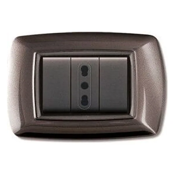 Placca Life Living Plast Alluminio Notte 3P – cod. CPD6513
