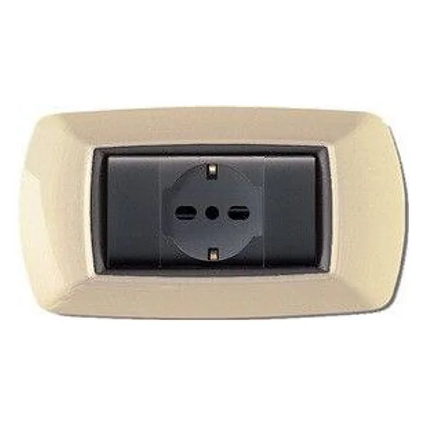 Placca Life Living Plast Avorio 4P – cod. CPD53016