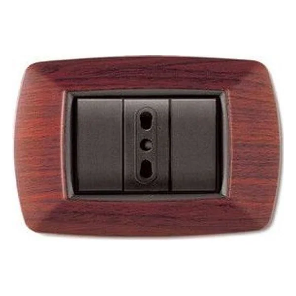 Placca Life Living Plast Legno Scuro 3P – cod. CPD41564