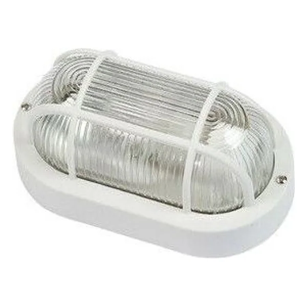 Plafoniera Ovale Griglia Bianca – cod. CPD65030