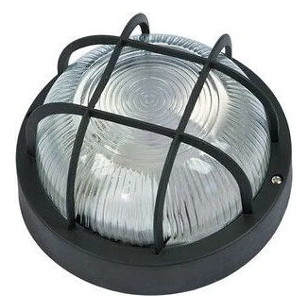 Plafoniera Tonda Griglia Nera – cod. CPD65035