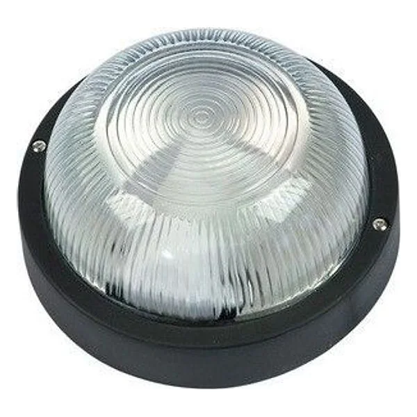 Plafoniera Tonda Nera – cod. CPD65038