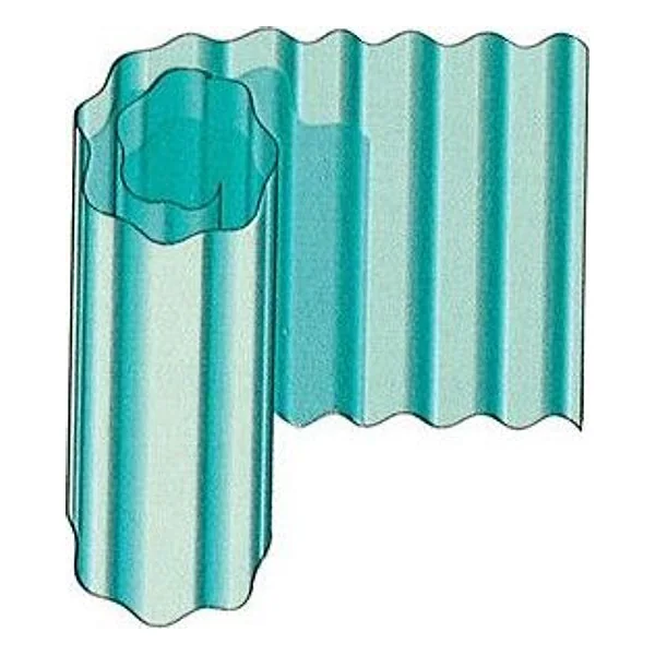 Plastica Ondulata Neutra SP 0,63 mm H 250 cm – cod. CPD4461