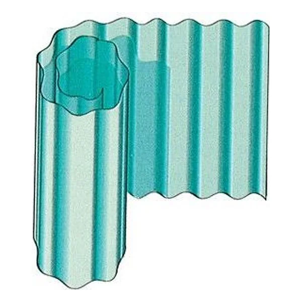 Plastica Ondulata Verde SP 0,63 mm H 250 cm – cod. CPD4467