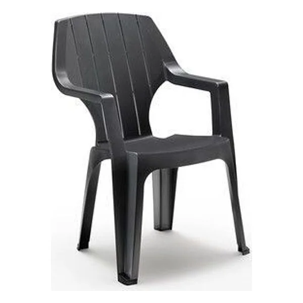 Poltrona Resina Alta Antracite – cod. CPD3412
