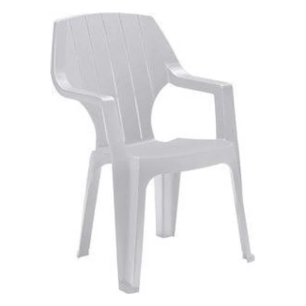 Poltrona Resina Alta Bianco – cod. CPD501037
