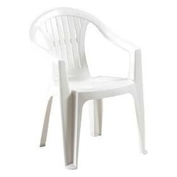 Poltrona Resina Atlantide Bianco – cod. CPD6127