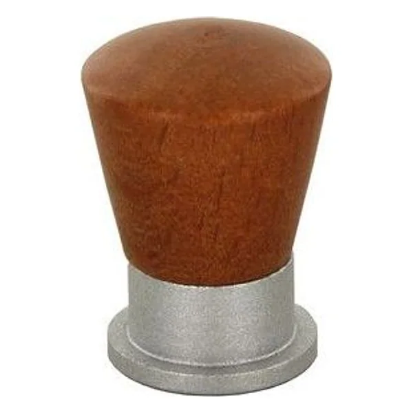 Pomolo Conico Legno Ottone 745A D 19 mm Ciliegio – cod. CPD8644