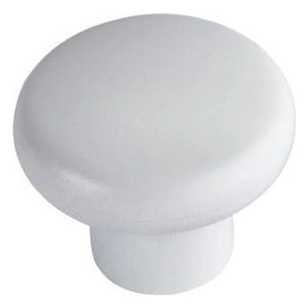 Pomolo in Resina 24 PP D 24 mm Bianco – cod. CPD92950