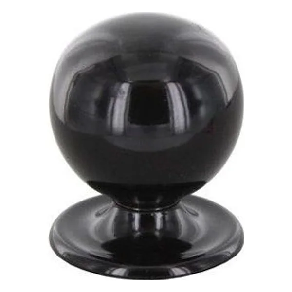 Pomolo Ottone 2172 2023 D 20 mm Tornito Nero – cod. CPD23152