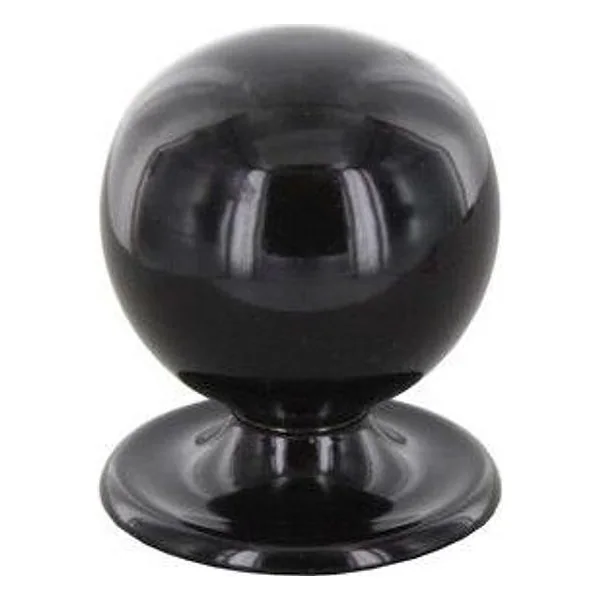 Pomolo Ottone 2172 2523 D 25 mm Tornito Nero – cod. CPD23153