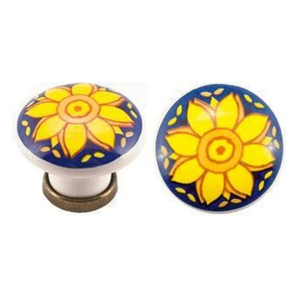 Pomolo Porcellana Tondo con Base F/27 31X26 mm – cod. CPD15862