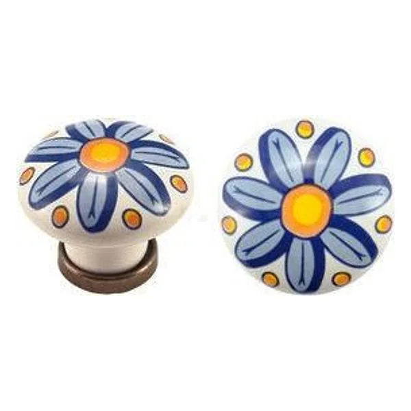 Pomolo Porcellana Tondo con Base F/28 31X26 mm – cod. CPD15866