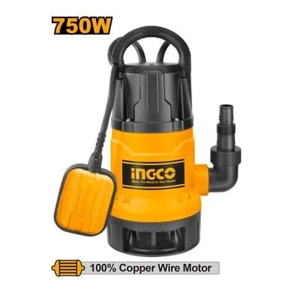 Pompa ad Immersione Acque Sporche 750W Ingco – cod. INCSPD7508