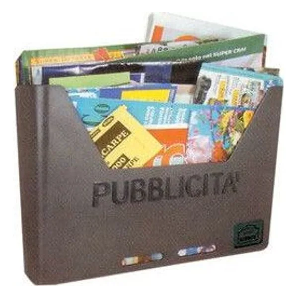 Porta Pubblicità Alubox Carosello Grigio Ghisa – cod. CPD44661