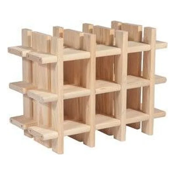 Portabottiglie Mod. Rioja Pino 9 Posti 43X22X32,5CM – cod. CPD507901