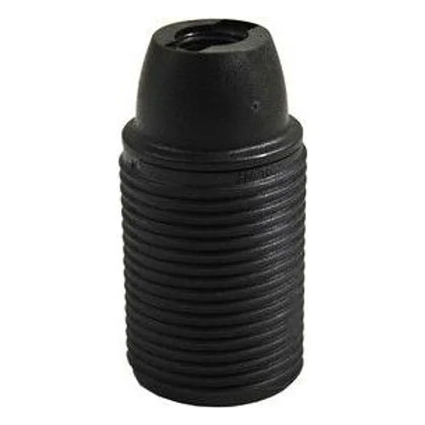 Portalampada Nero E14 Filettato – cod. CPD92707
