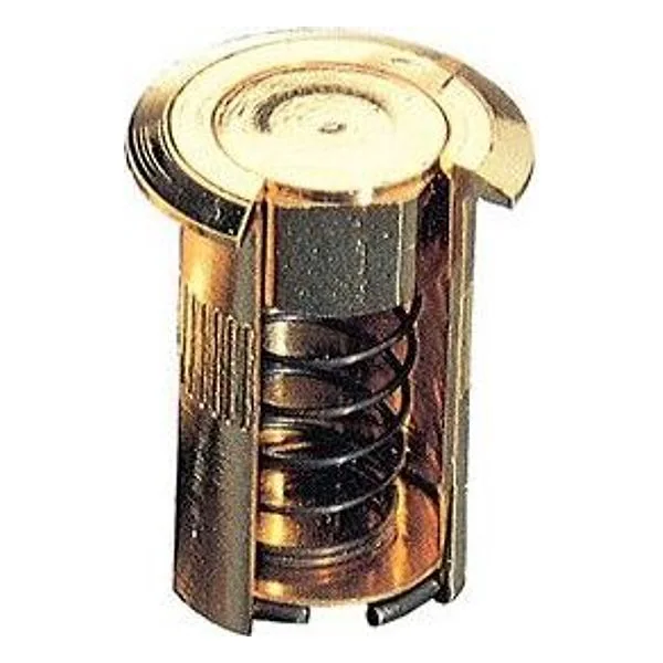 Pozzetto a Molla Ottone Lucido D 6X30 mm – cod. CPD19653