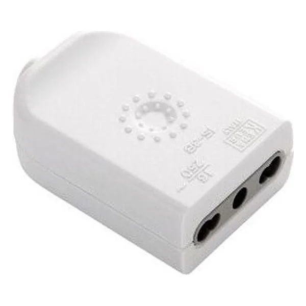 Presa Bipasso 2P+T Bianco FIG.1 – cod. CPD17320