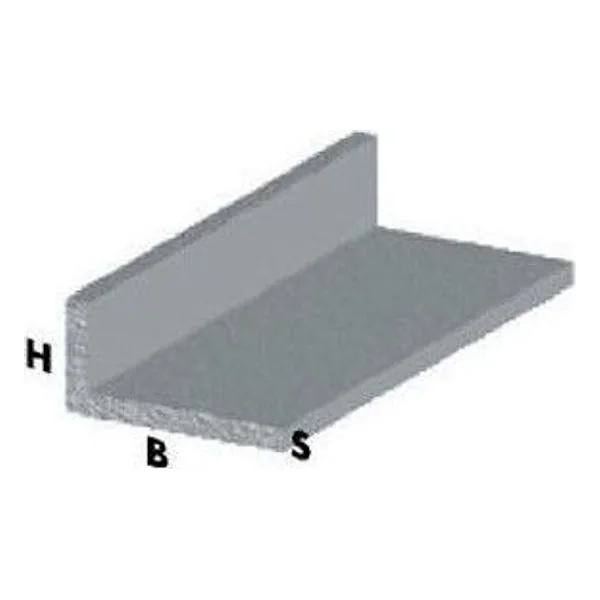 Profilo Argento H.100 cm Elle 15X10X1 mm – cod. CPD33446