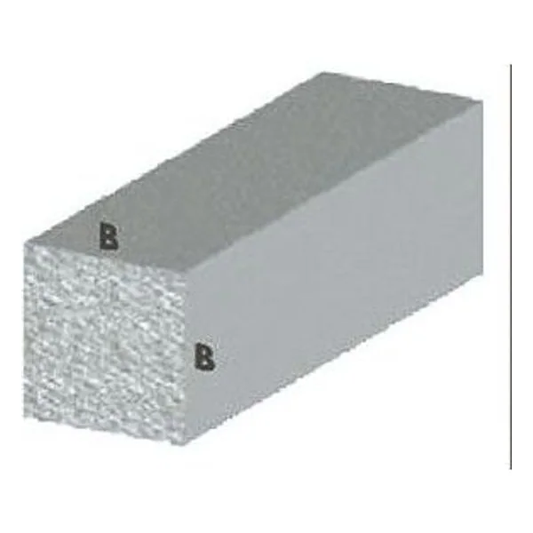 Profilo Argento H.100 cm Quadro Pieno 10X10 mm – cod. CPD33101