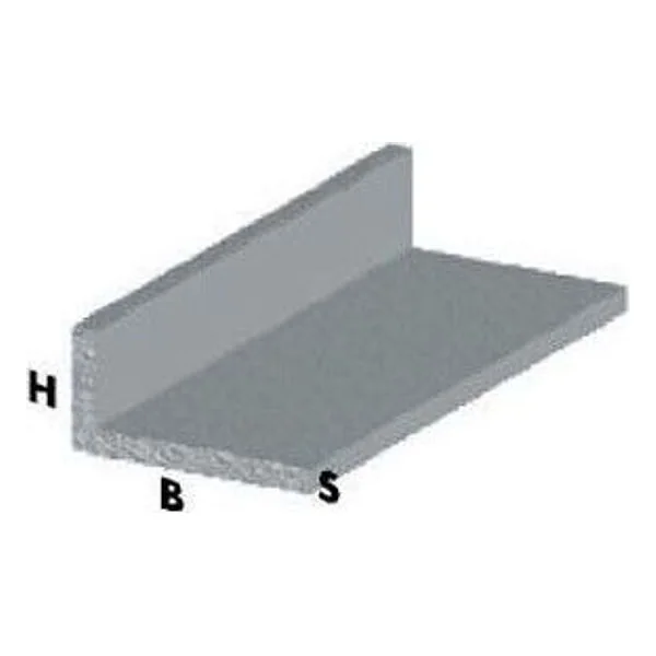 Profilo Argento H.200 cm Elle 20X10X1 mm – cod. CPD28390
