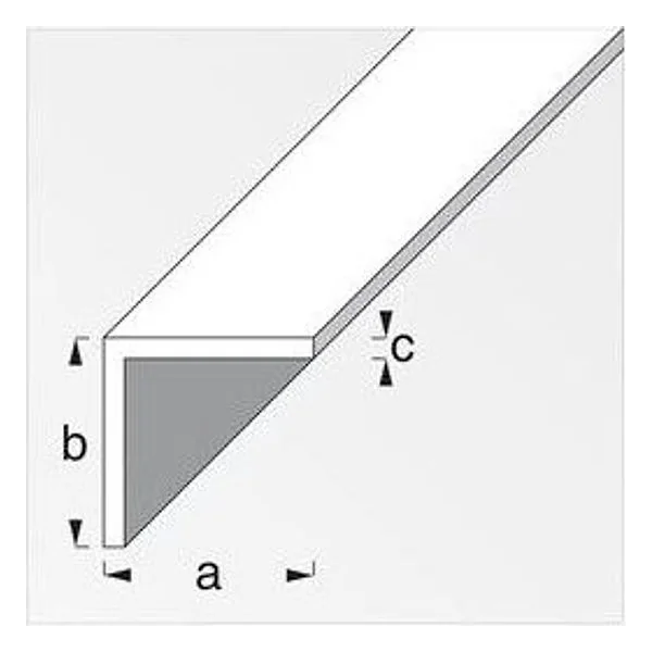 Profilo Bianco H.200 cm Angolare 30X30X1 mm – cod. CPD2322
