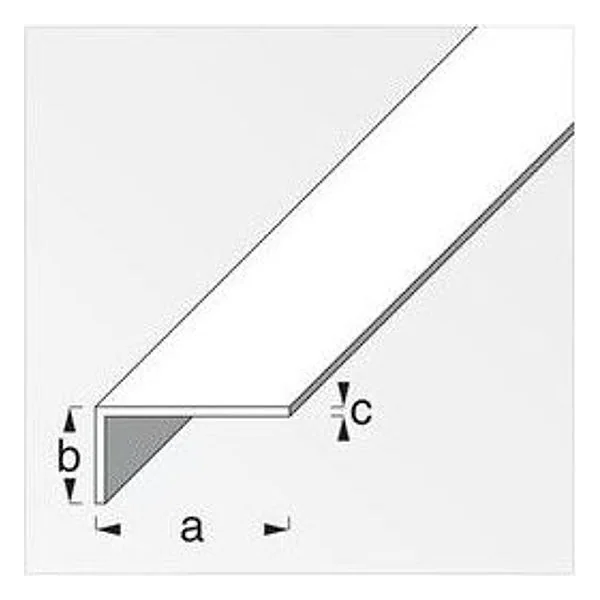 Profilo Bianco H.200 cm Elle 15X10X1 mm – cod. CPD2327
